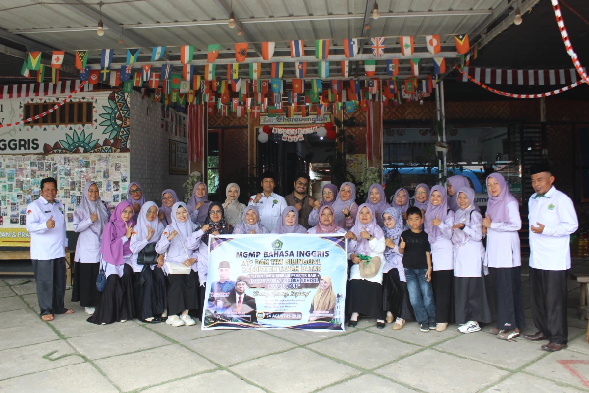 Adopsi Metode Kampung Inggris, Kemenag Tanah Datar Boyong Guru dan Tim Bilingual Observasi ke Harau Valley