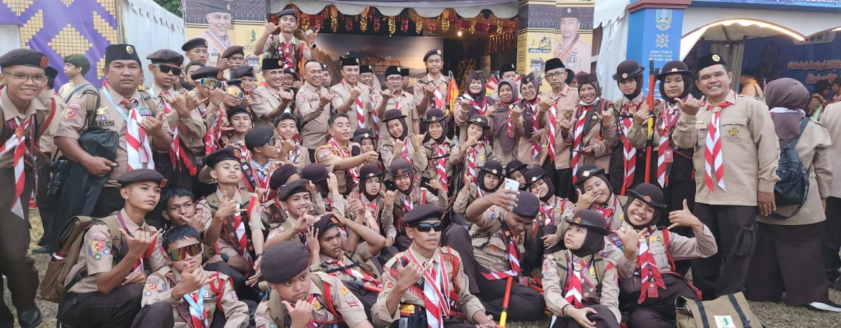 Kontingen Tanah Datar Ikuti Pembukaan Jambore Nasional XII di Cibubur
