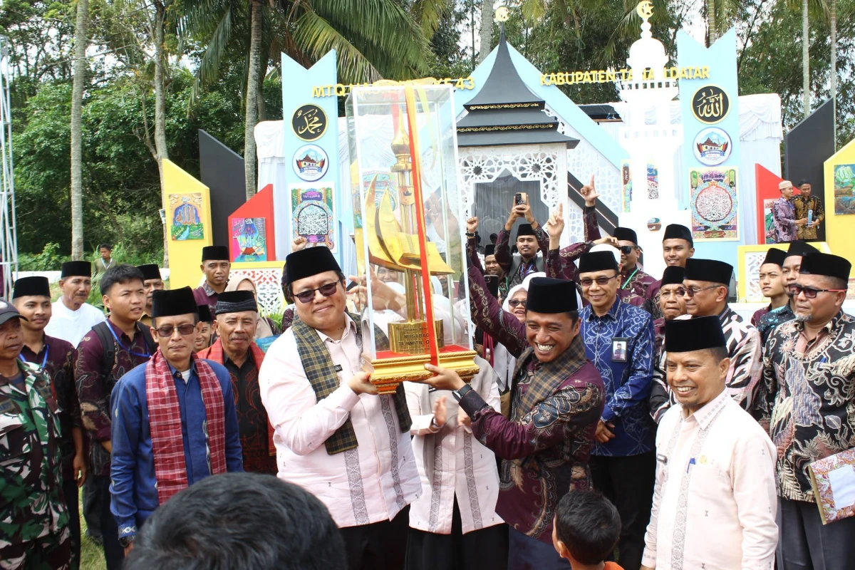 Lintau Buo Utara Sabet Gelar Juara Umum pada MTQ Nasional ke-43 Tingkat Kabupaten Tanah Datar