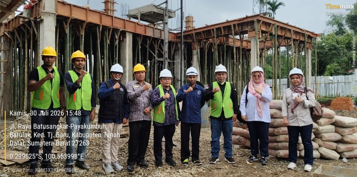 Target Rampung Akhir November, Kemenag Tinjau Langsung Proyek Pembangunan Gedung KUA Tanjung Baru