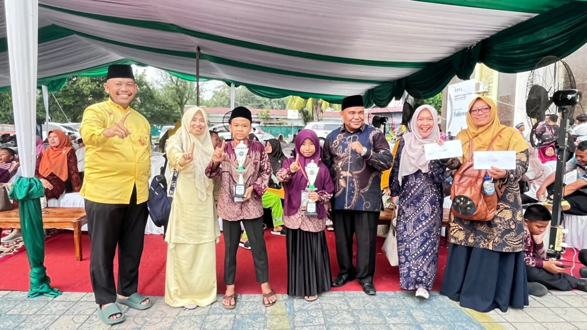 Tiga Santri MDTA Tanah Datar Sabet Juara 1 PORSADIN ke-VII Sumbar