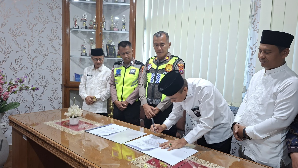 Tingkatkan Keselamatan Pelajar, Kemenag dan Polres Tanah Datar Sepakati Edukasi Lalu Lintas di Madrasah